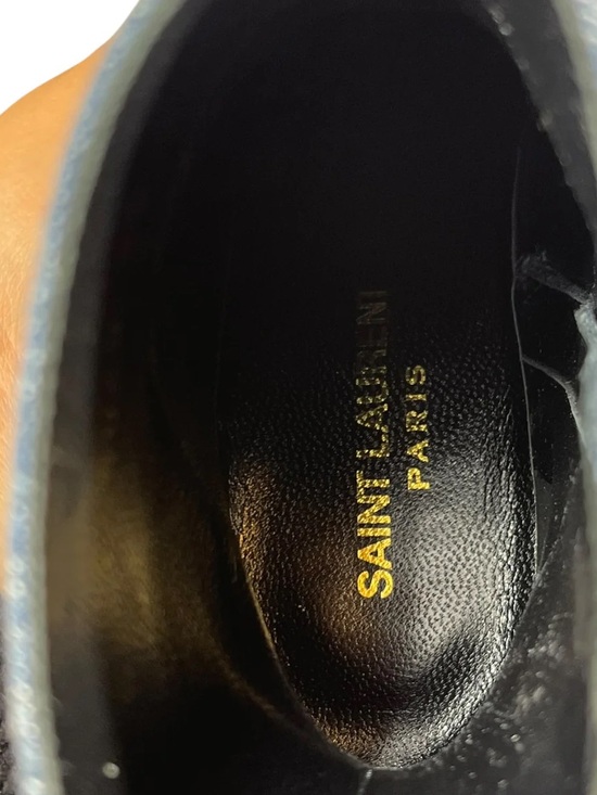 Saint Laurent Dark Denim Blue Ankle Boots main image 0